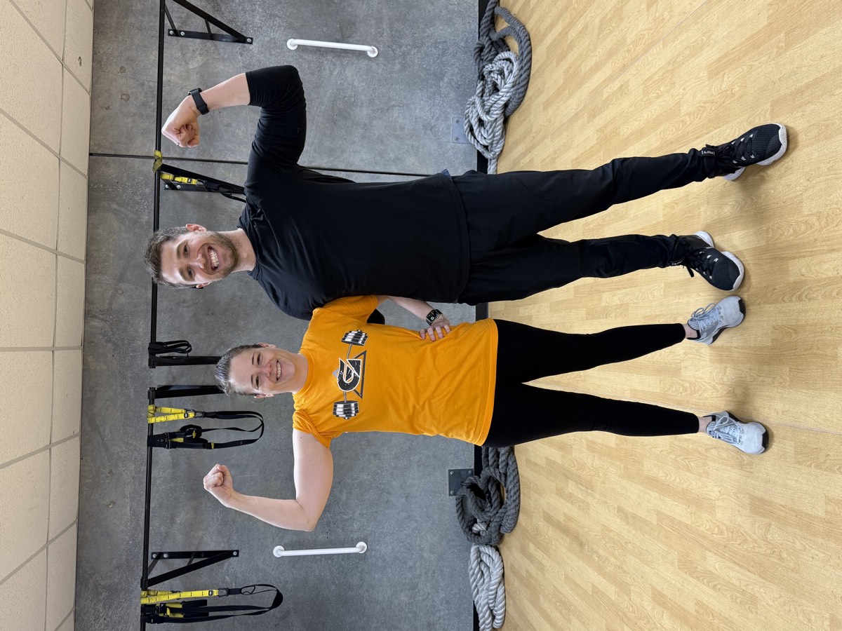 Member training at the gym