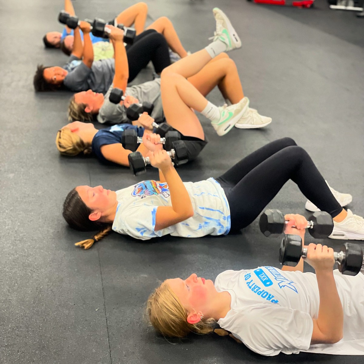 A team training at The Grind