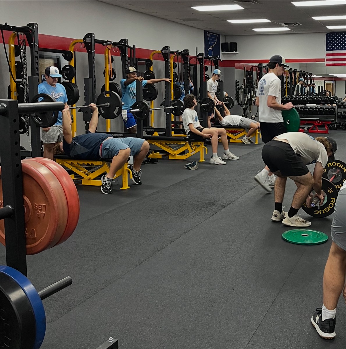 A team training at The Grind
