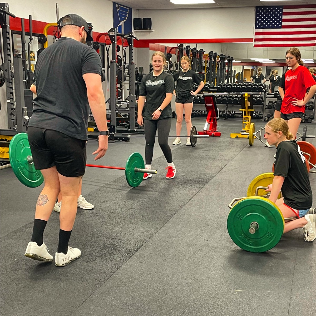 A team training at The Grind